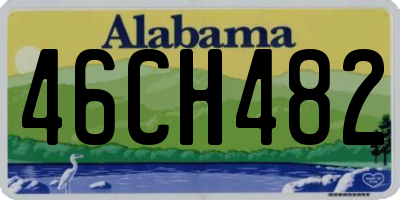 AL license plate 46CH482