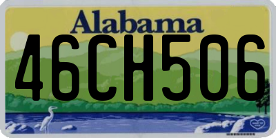 AL license plate 46CH506