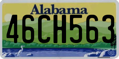 AL license plate 46CH563