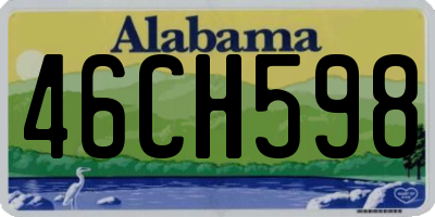 AL license plate 46CH598