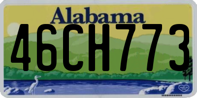 AL license plate 46CH773