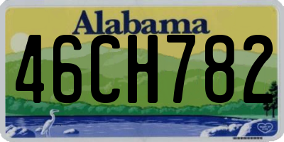 AL license plate 46CH782