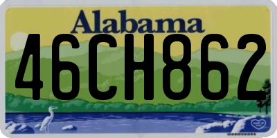 AL license plate 46CH862