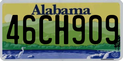 AL license plate 46CH909