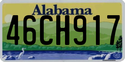 AL license plate 46CH917