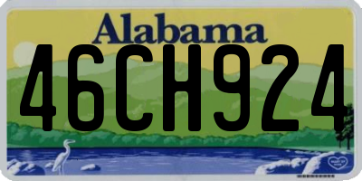 AL license plate 46CH924