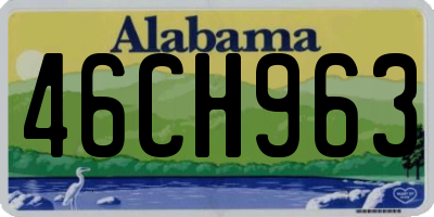AL license plate 46CH963