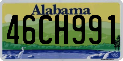 AL license plate 46CH991