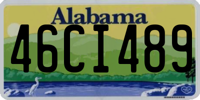 AL license plate 46CI489
