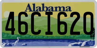 AL license plate 46CI620