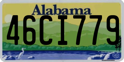 AL license plate 46CI779