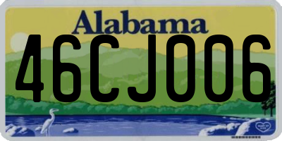 AL license plate 46CJ006
