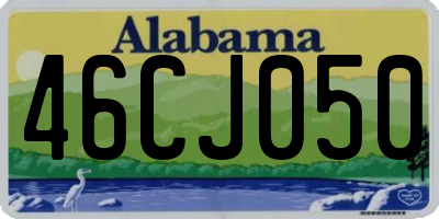 AL license plate 46CJ050