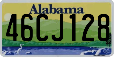 AL license plate 46CJ128