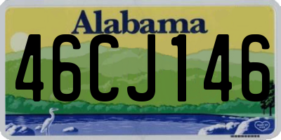 AL license plate 46CJ146