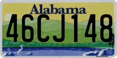 AL license plate 46CJ148