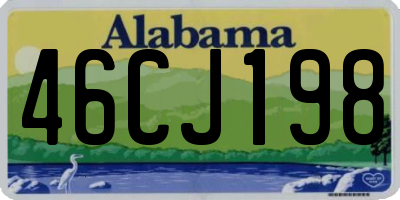 AL license plate 46CJ198