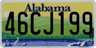 AL license plate 46CJ199