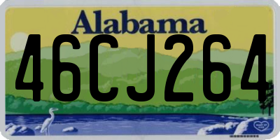 AL license plate 46CJ264