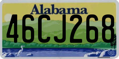 AL license plate 46CJ268