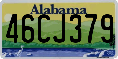 AL license plate 46CJ379