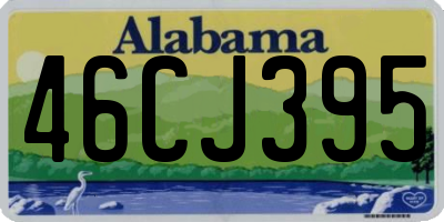 AL license plate 46CJ395