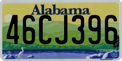 AL license plate 46CJ396