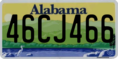 AL license plate 46CJ466