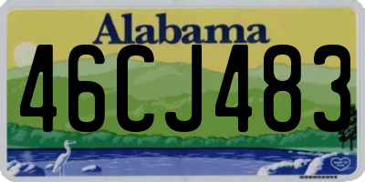 AL license plate 46CJ483