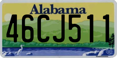 AL license plate 46CJ511