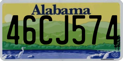 AL license plate 46CJ574