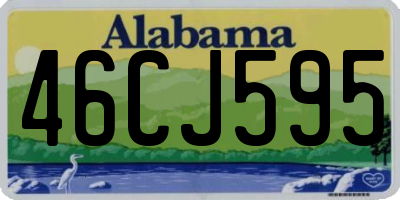 AL license plate 46CJ595