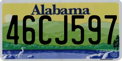 AL license plate 46CJ597