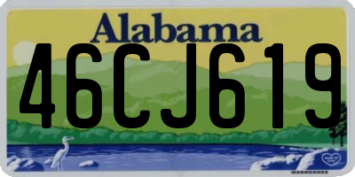 AL license plate 46CJ619