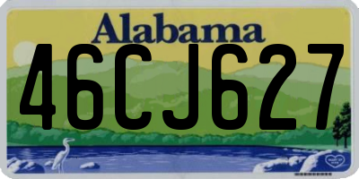 AL license plate 46CJ627