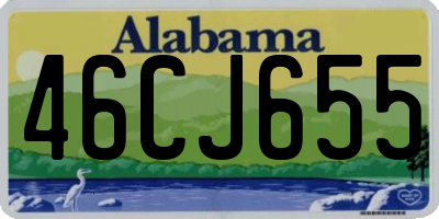 AL license plate 46CJ655