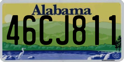 AL license plate 46CJ811