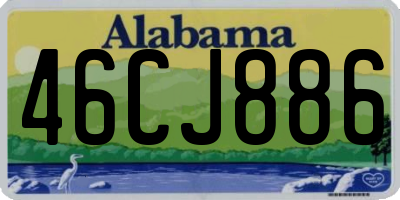 AL license plate 46CJ886