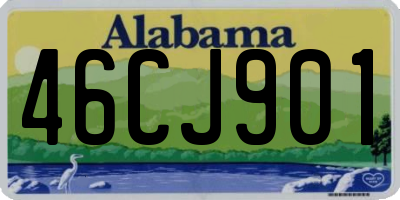 AL license plate 46CJ901