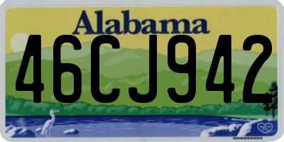 AL license plate 46CJ942