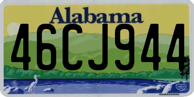 AL license plate 46CJ944