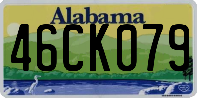 AL license plate 46CK079