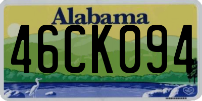 AL license plate 46CK094