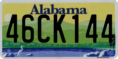 AL license plate 46CK144