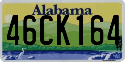 AL license plate 46CK164