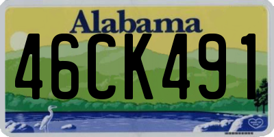 AL license plate 46CK491