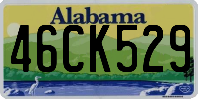 AL license plate 46CK529