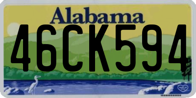 AL license plate 46CK594