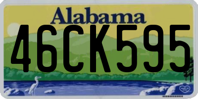 AL license plate 46CK595