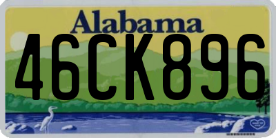AL license plate 46CK896